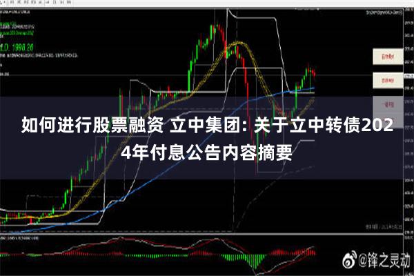 如何进行股票融资 立中集团: 关于立中转债2024年付息公告内容摘要