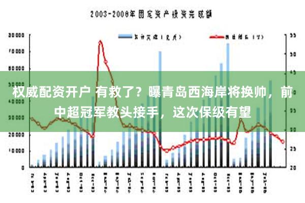 权威配资开户 有救了？曝青岛西海岸将换帅，前中超冠军教头接手，这次保级有望