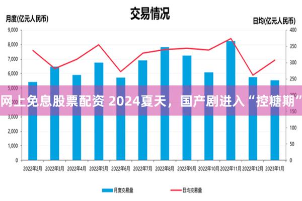 网上免息股票配资 2024夏天，国产剧进入“控糖期”