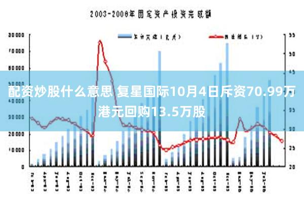 配资炒股什么意思 复星国际10月4日斥资70.99万港元回购13.5万股