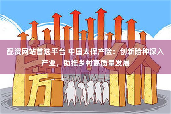 配资网站首选平台 中国太保产险：创新险种深入产业，助推乡村高质量发展