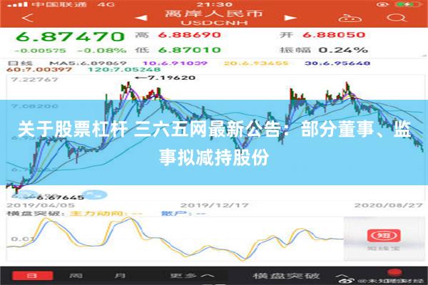 关于股票杠杆 三六五网最新公告：部分董事、监事拟减持股份